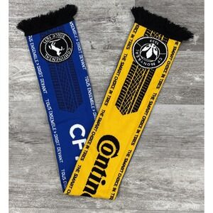 CF Montreal MLS Scarf Blue Yellow Continental Tires New Without Tags